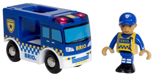 Brio Polizeiwagen mit Licht und Sound (33825)