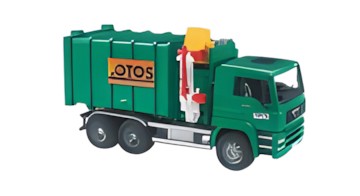 Bruder MAN Seitenlader Müll-LKW