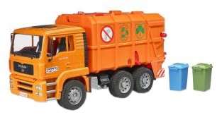 Bruder MAN TGA Müll-LKW Orange
