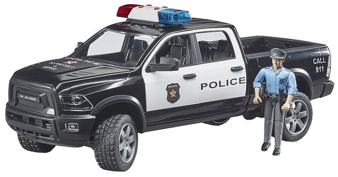 Bruder RAM 2500 Polizei Pickup mit Polizist (02505)
