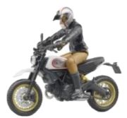Bruder Scrambler Ducati Desert Sled mit Fahrer
