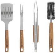 Burnhard Grillbesteck-Set Akazienholz 4-tlg. Burnhard Grillbesteck-Set Akazienholz 4-tlg.