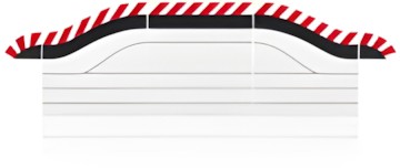 Carrera Außenrandstreifen für die Pit Stop Lane
