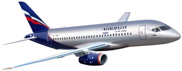 Carson 1:144 Sukhoi Superjet 100 Carson 1:144 Sukhoi Superjet 100