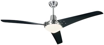 CasaFan Mirage Chrom mit Fernbedienung