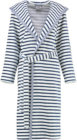Cawö 6596 Damen Bademantel Kapuze Breton