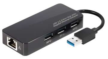 Club 3D USB 3.0 3-Port Hub mit Gigabit Ethernet (CSV-1430)