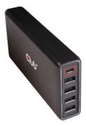 Club 3D USB Typ A und C Ladegerät 5 Ports 111 W (CAC-1903)
