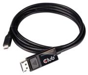 Club 3D USB Typ C Kabel auf DP 1.4 8K60Hz St./St. 1,8 m (CAC-1557)