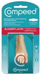 Compeed Blasenpflaster an den Zehen 8 Stk. Compeed Blasenpflaster an den Zehen 8 Stk.