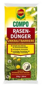 Compo Rasendünger + Unkrautbarriere 10 kg Compo Rasendünger + Unkrautbarriere 10 kg