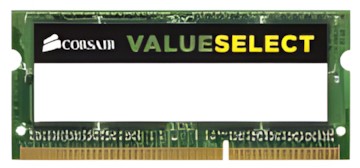 Corsair SO-DIMM DDR3-1600 8GB ValueSelect (CMSO8GX3M1C1600C11) Corsair SO-DIMM DDR3-1600 8GB ValueSelect (CMSO8GX3M1C1600C11)