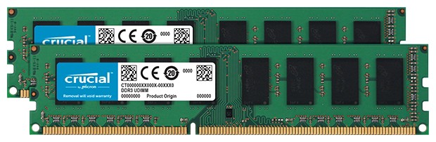 Crucial DDR3-1600 16GB Kit (CT2K102464BD160B) Crucial DDR3-1600 16GB Kit (CT2K102464BD160B)