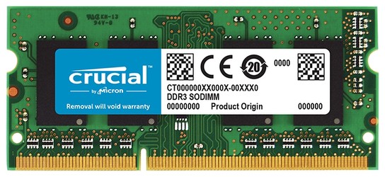 Crucial SO-DIMM DDR3-1600 4GB (CT51264BF160BJ) Crucial SO-DIMM DDR3-1600 4GB (CT51264BF160BJ)
