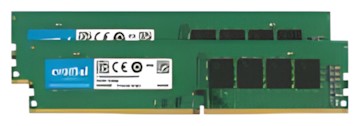 Crucial DDR4-2400 16GB Kit (CT2K8G4DFS824A) Crucial DDR4-2400 16GB Kit (CT2K8G4DFS824A)