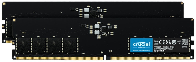 Crucial DDR5-4800 32GB Kit (CT2K16G48C40S5) Crucial DDR5-4800 32GB Kit (CT2K16G48C40S5)