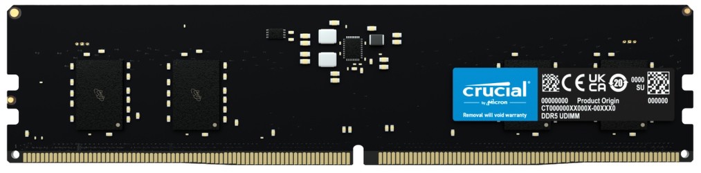 Crucial DDR5-4800 8GB (CT8G48C40S5) Crucial DDR5-4800 8GB (CT8G48C40S5)