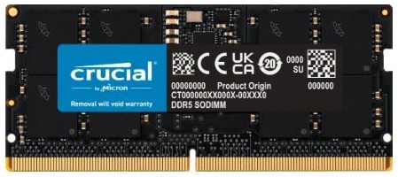 Crucial DDR5-5600 24GB (CT24G56C46S5) Crucial DDR5-5600 24GB (CT24G56C46S5)