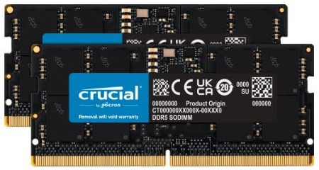 Crucial DDR5-5600 64GB Kit (CT2K32G56C46S5) Crucial DDR5-5600 64GB Kit (CT2K32G56C46S5)