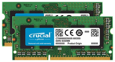 Crucial SO-DIMM DDR3-1600 8GB Kit (CT2KIT51264BF160B) Crucial SO-DIMM DDR3-1600 8GB Kit (CT2KIT51264BF160B)