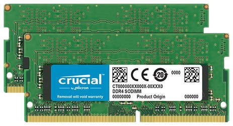 Crucial SO-DIMM DDR4-2400 32GB Kit (CT2K16G4SFD824A) Crucial SO-DIMM DDR4-2400 32GB Kit (CT2K16G4SFD824A)