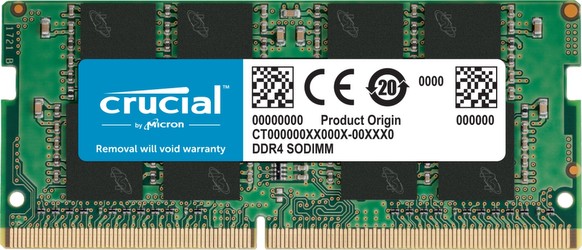 Crucial SO-DIMM DDR4-3200 8GB (CT8G4SFRA32A) Crucial SO-DIMM DDR4-3200 8GB (CT8G4SFRA32A)