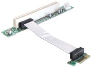 Delock Riser Karte PCI Express x1 auf 1 x PCI mit flexiblem Kabel (41856)
