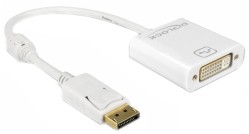Delock Adapter DisplayPort 1.2 Stecker auf DVI Buchse 4K (62602)
