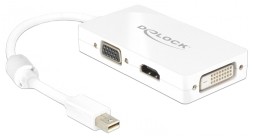 Delock Mini DisplayPort 1.1 auf VGA/DVI/HDMI Adapter (62630) Delock Mini DisplayPort 1.1 auf VGA/DVI/HDMI Adapter (62630)