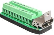 Delock Terminalblock Adapter HDMI Buchse zu 20 Pin (65168)