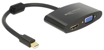 Delock Adapter mini Displayport 1.1 zu HDMI / VGA