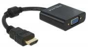 Delock Adapter HDMI-A Stecker auf VGA Buchse (65512) Delock Adapter HDMI-A Stecker auf VGA Buchse (65512)