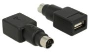 Delock Adapter PS/2 zu USB Typ-A (65898) Delock Adapter PS/2 zu USB Typ-A (65898)