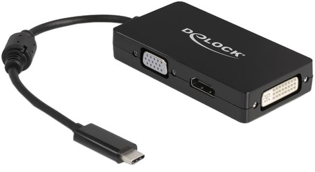 Delock Adapter USB-C VGA-HDMI-DVI (63925)