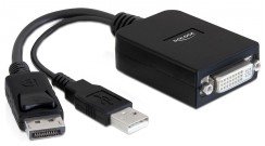Delock DisplayPort 1.1 auf DVI Adapter (61855)