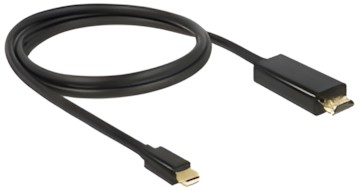 Delock Kabel Mini DisplayPort 1.1 Stecker > HDMI-A Stecker 1 m (83698)