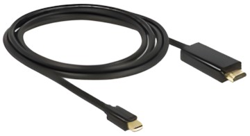 Delock Kabel Mini DisplayPort 1.1 Stecker zu HDMI-A 2 m (83699) Delock Kabel Mini DisplayPort 1.1 Stecker zu HDMI-A 2 m (83699)