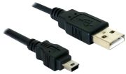 Delock Kabel USB 2.0 USB-B mini 5pin Stecker/Stecker Delock Kabel USB 2.0 USB-B mini 5pin Stecker/Stecker