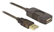 Delock Kabel USB 2.0 Verlängerung, aktiv 5 m (82308)