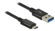Delock Kabel USB Type-C Stecker zu USB Typ-A Stecker 1 m (83983)