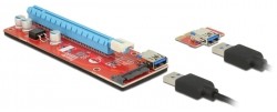 Delock Riser Card PCI Express x1 x16 with 60 cm USB cable (41423) Delock Riser Card PCI Express x1 x16 with 60 cm USB cable (41423)