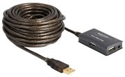 Delock USB 2.0 Verlängerung mit 4-fach Hub 10 m (82748)