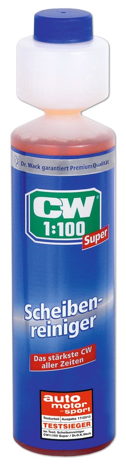 Dr. Wack CW 1:100 Super Scheibenreiniger 250 ml Dr. Wack CW 1:100 Super Scheibenreiniger 250 ml