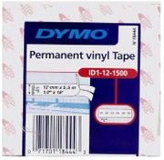 Dymo Rhino Vinyl-Schriftband 12 mm x 5,5 m schwarz auf weiß