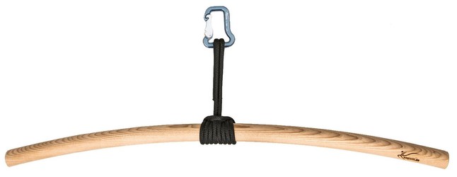 eaglefit Klimmzugstange gebogen mit Seil und Karabiner 100 cm