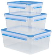 Emsa Clip & Close Frischhaltedosen 3er-Set (508567) Emsa Clip & Close Frischhaltedosen 3er-Set (508567)