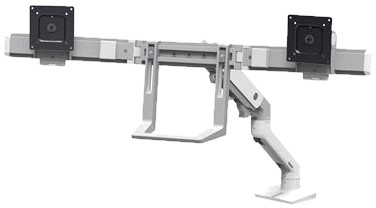 Ergotron HX Dual-Monitor-Schreibtischarm Ergotron HX Dual-Monitor-Schreibtischarm