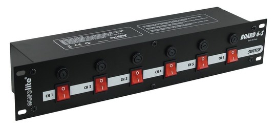 Eurolite Board 6-S mit 6x Schutzkontakt