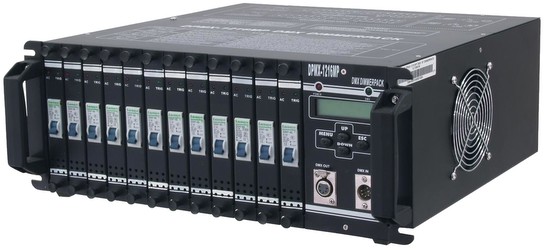 Eurolite DPMX-1216 MP DMX Dimmerpack Eurolite DPMX-1216 MP DMX Dimmerpack