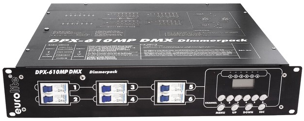 Eurolite DPX-610 MP DMX Dimmerpack Eurolite DPX-610 MP DMX Dimmerpack